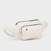 Simple Rhombus Pattern Crossbody Waist Bag - Shah S. Sahota